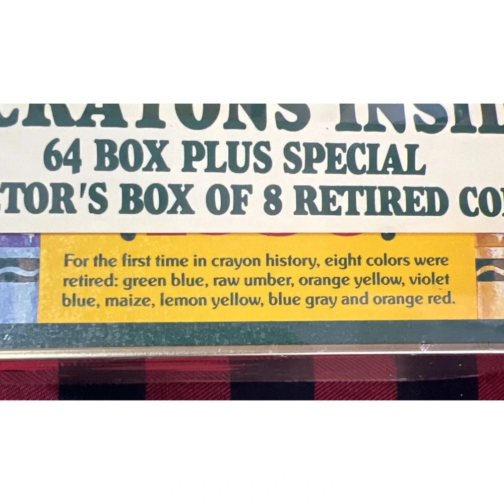 Vintage Crayola Collector's Colors Limited Edition 72ct Crayon Set Box‎ Unopened